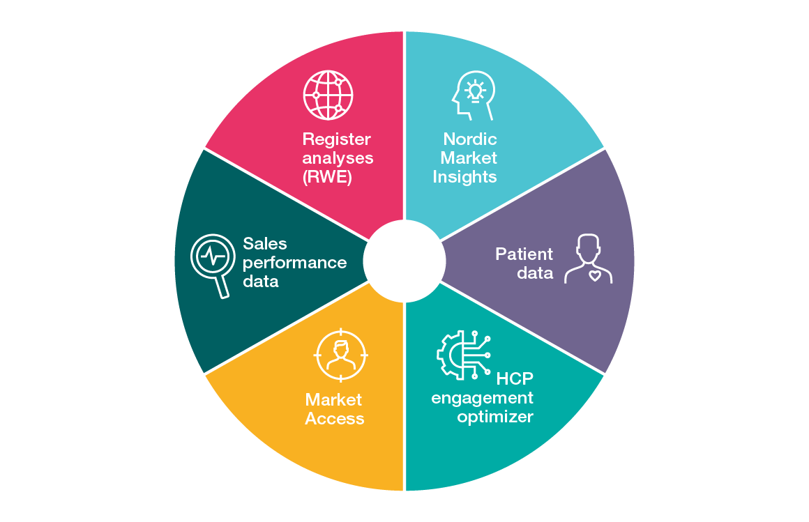 Model showing our data and consulting services